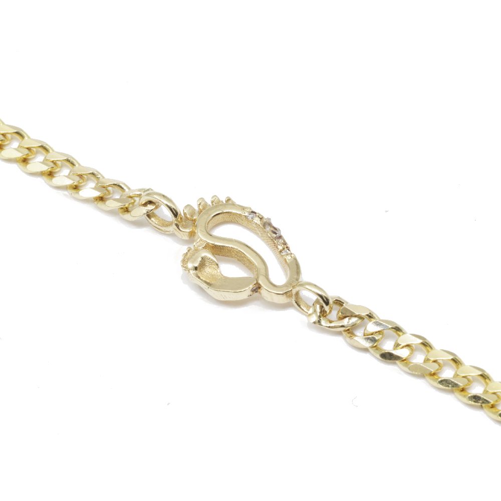 gold new born bracelet